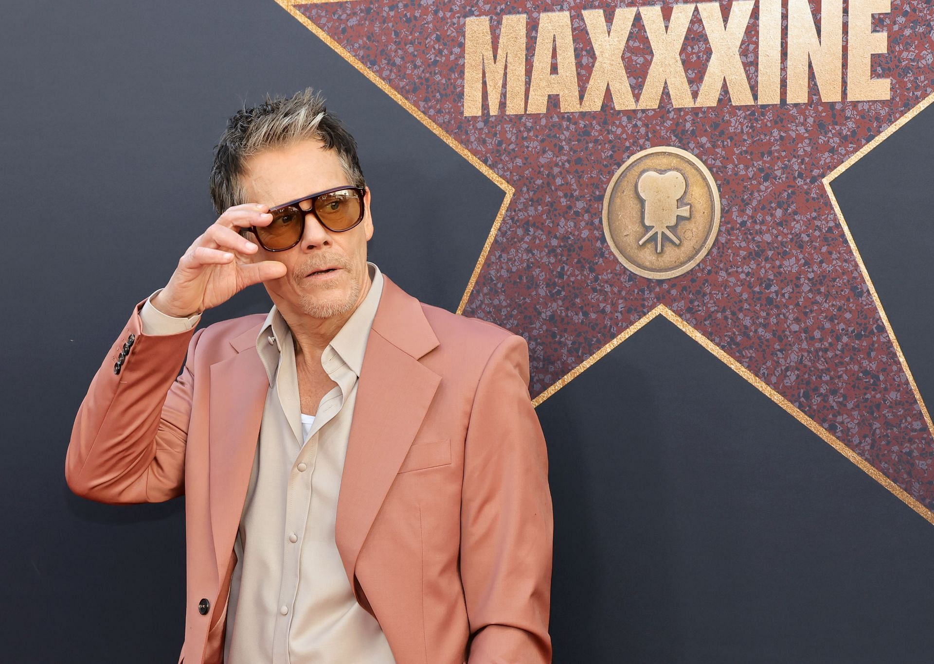 Kevin Bacon at the world premiere of A24's MAXXXINE (Image via Getty)